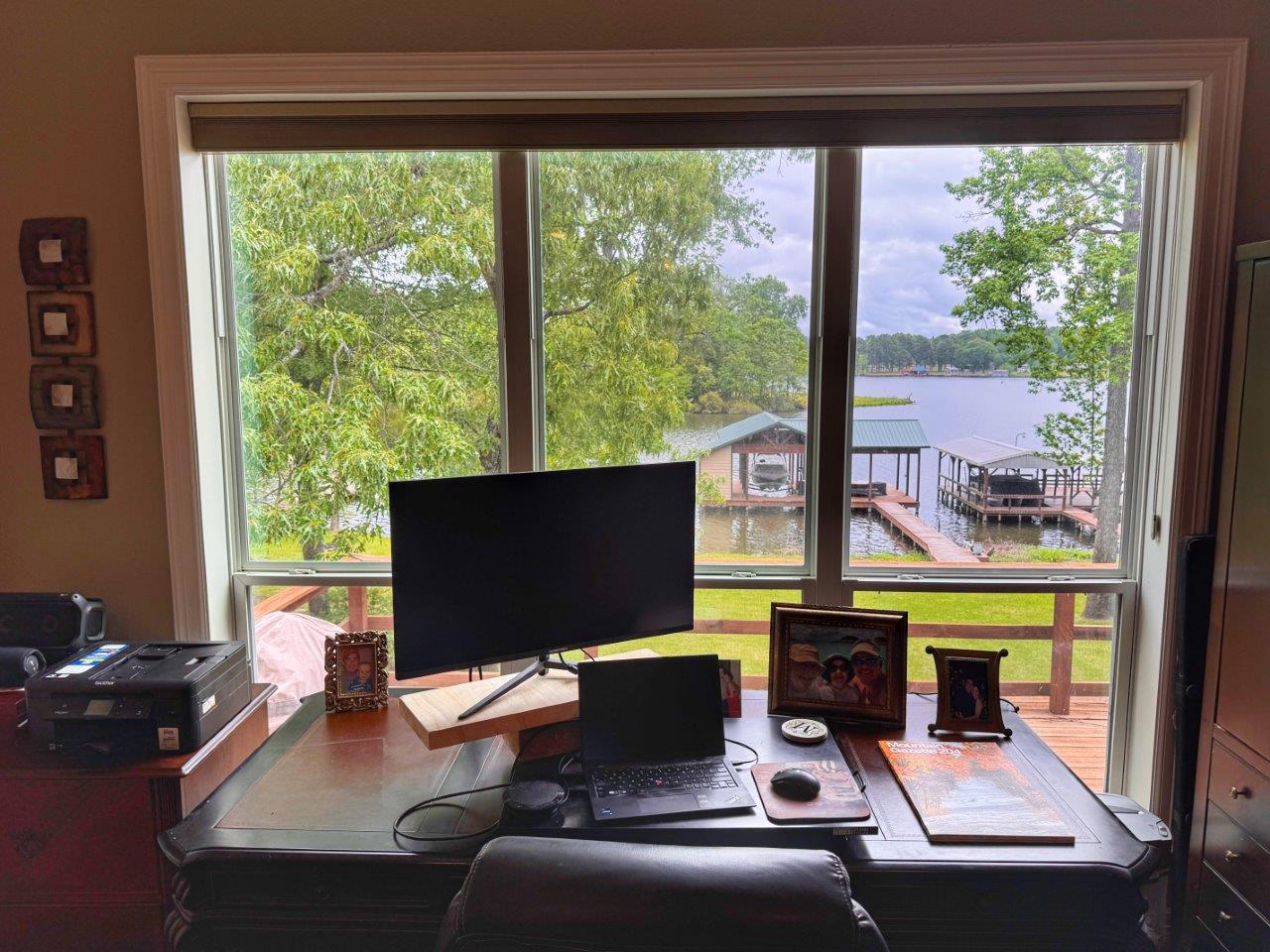 Lake View from Desk