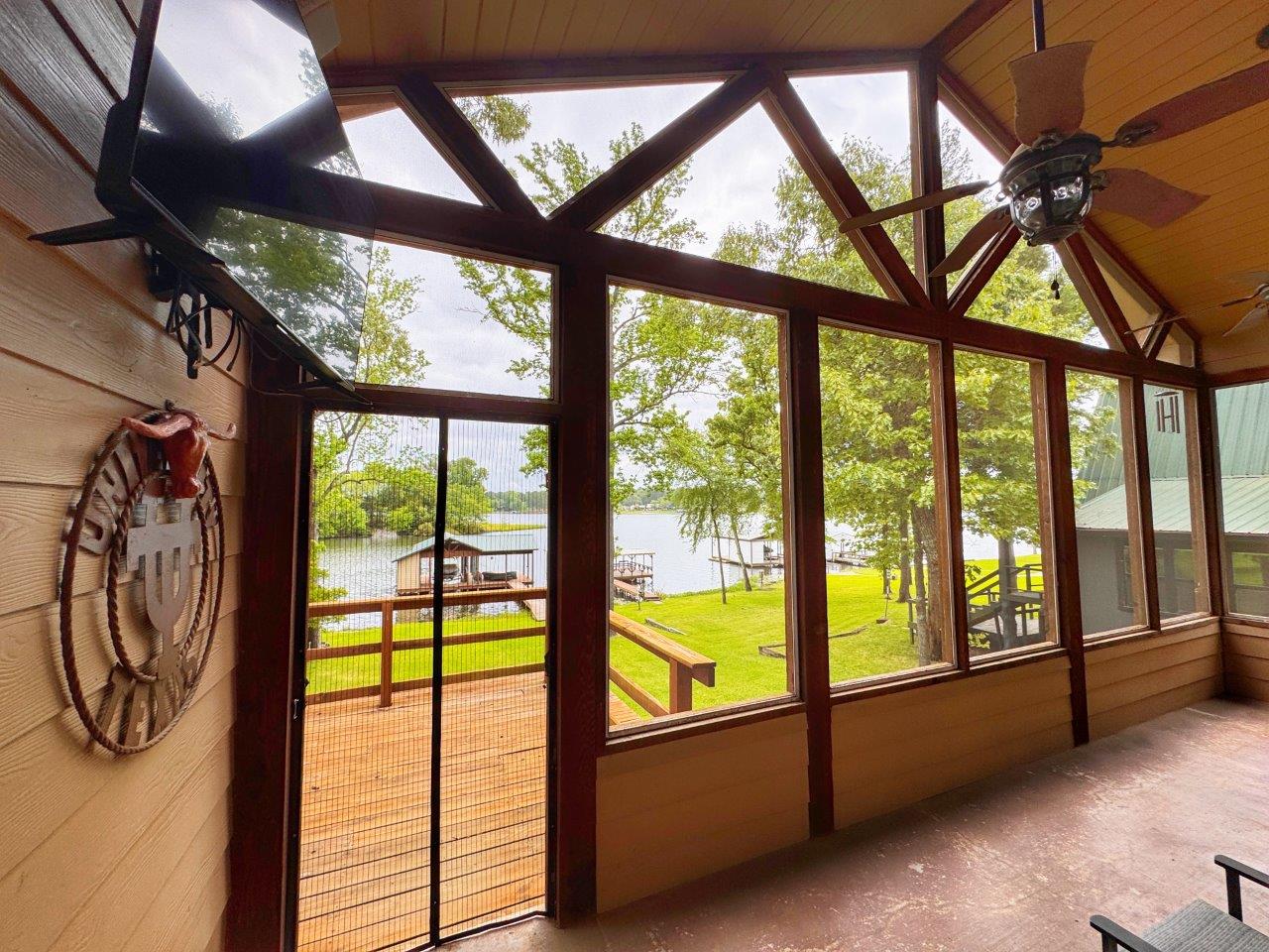 Screened Porch View