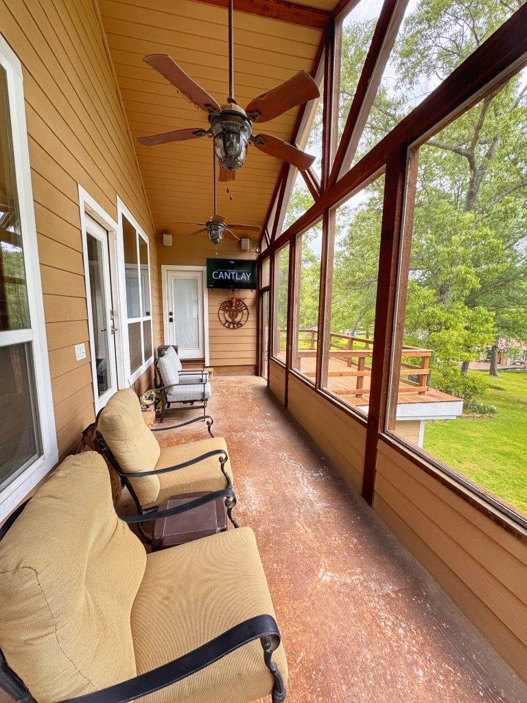 Screened Porch Interior